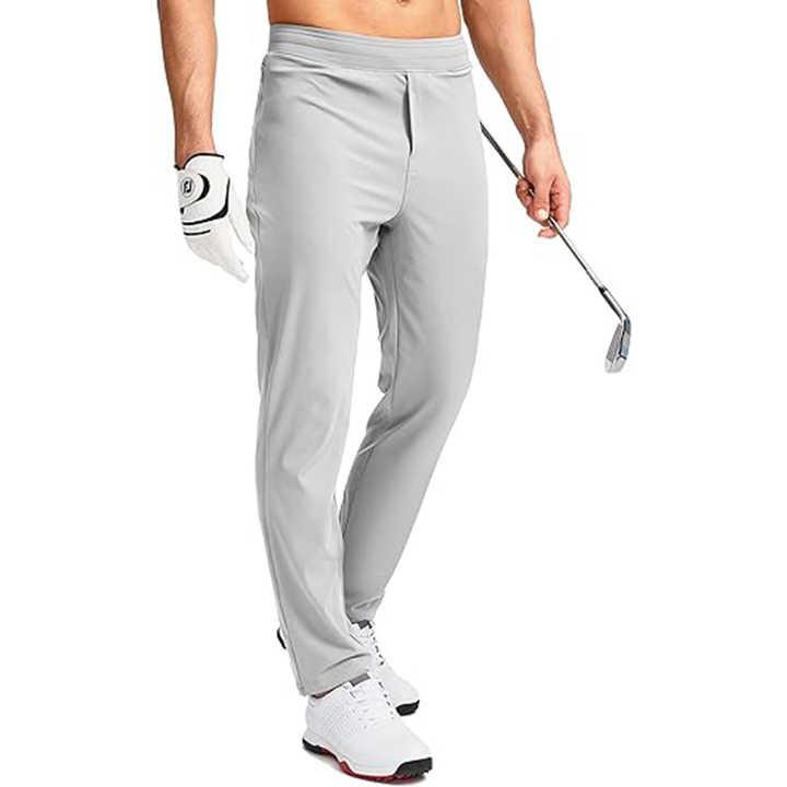 ゴルフパンツ メンズ 通気性 ナイロン スパンデックス おしゃれ チノ 薄手 伸縮性 クイックドライ ハイ..