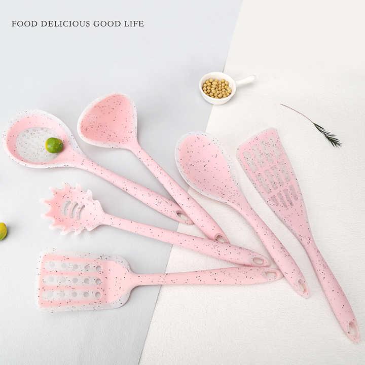 キッチン 調理器具 セット スパチュラ シリコーン 6個 ノンスティック 回転スタンド付き おしゃれ 人気..