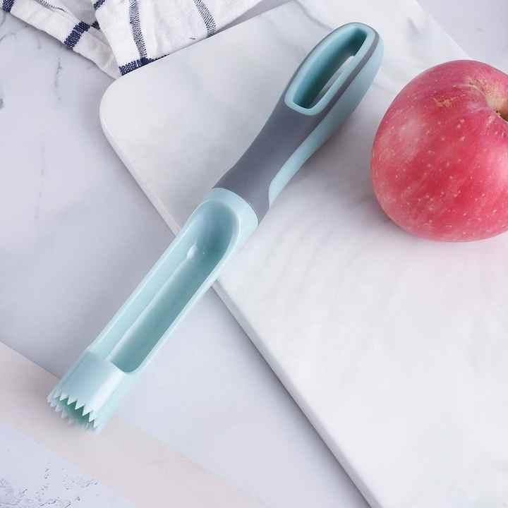 キッチンツール フルーツ ペアアップルコーラー リムーバー 木製ハンドル プラスチック おしゃれ 人気 ..