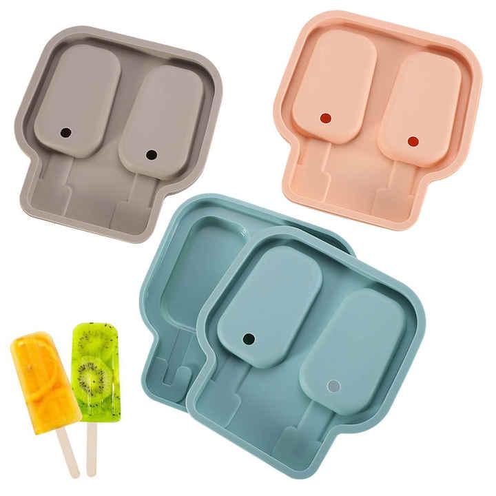 シリコン アイスクリーム型 カバー スティック付き マルチシェイプ おしゃれ 可愛い アイスキャンディ 人気 手作り おやつ 冷たい プレゼント 子供用 簡単 DIY 夏 おすすめ 2025