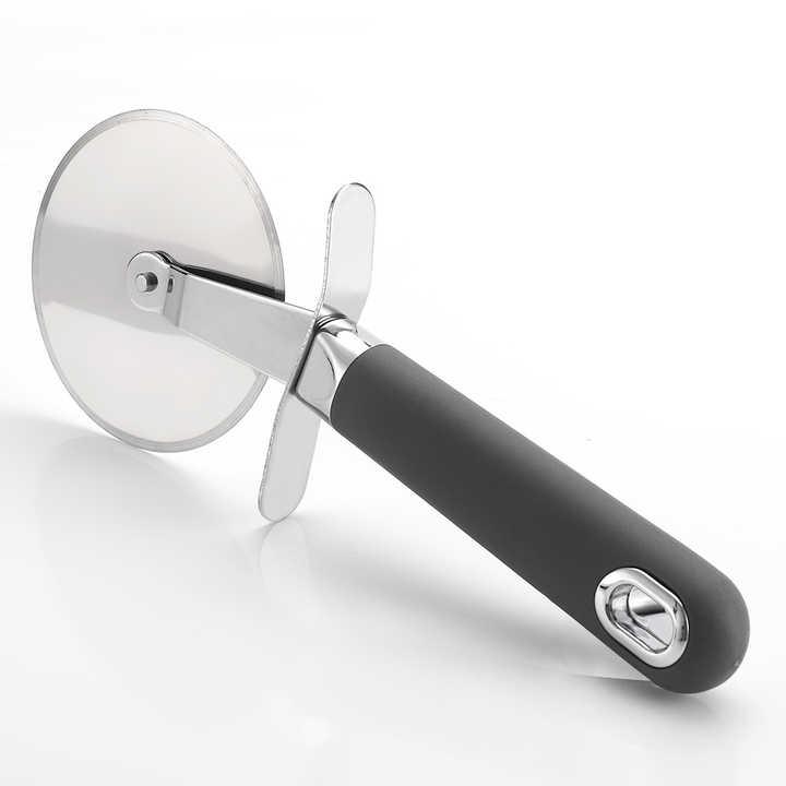 ピザカッター 大型 スライス 9インチ 鋭い ステンレス鋼 刃 錆びにくい コンフォートハンドル おしゃれ..