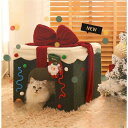 【お買い物マラソン限定!1着半額!まとめ買い2枚購入割引クーポン利用で! 】クリスマス 猫ハウス ペットハウス 犬ハウス 冬用 猫 犬 小型犬/中型犬 クッショ...