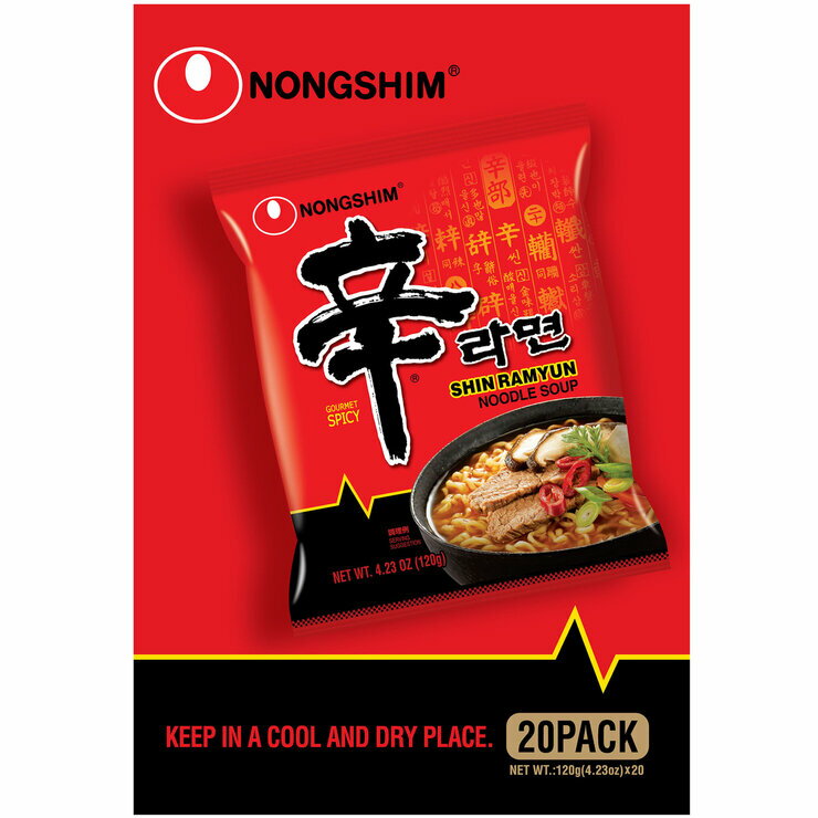 _S h[ 20ܓ@NONGSHIM Shin Rahmen Noodles 20 pack