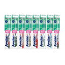 Jordan インディヴィジュアル 歯ブラシ やわらかめ 8本×2SET　Jordan INDIVIDUAL Toothbrush Soft 8 counts×2SET