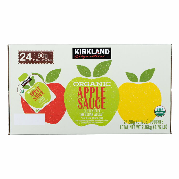 J[NhVOl`[ I[KjbN Abv\[X 90g x 24pbN@Kirkland Signature Organic Apple Sauce 90g x 24pack