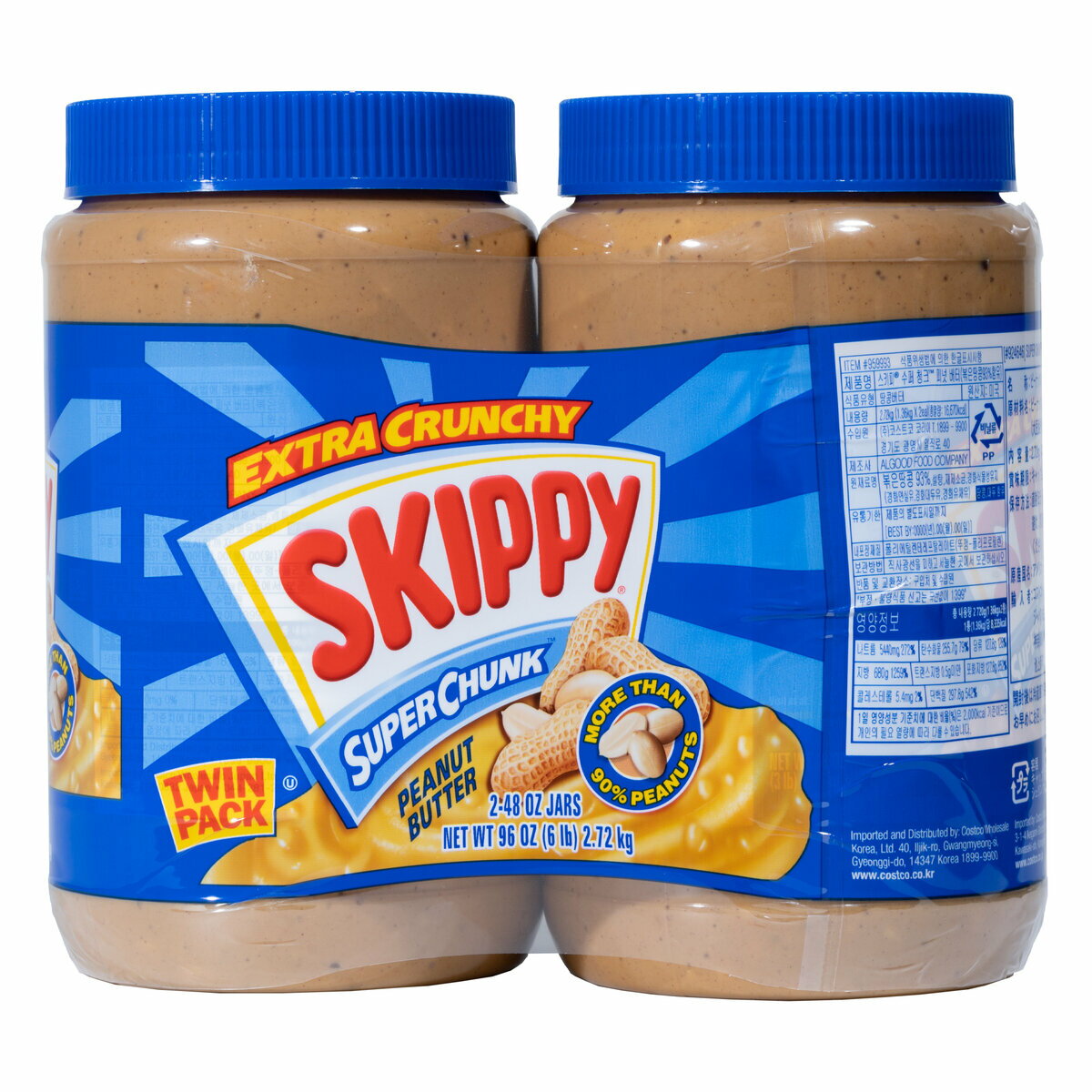 XLbs[ s[ibco^[`N 1.36kg x 2@SKIPPY Peanut Butter Chunk 1.36kg x 2