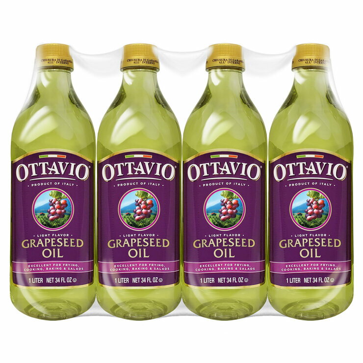 オッタビオ　グレープシードオイル 920g x 4本　OTTAVIO Grapeseed Oil 920g x 4