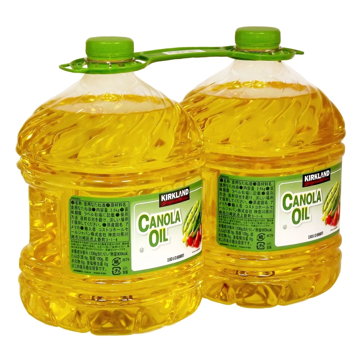 カークランドシグネチャー キャノーラオイル 2.6kg x 2　Kirkland Signature Canola Oil 2.6kg x 2 3