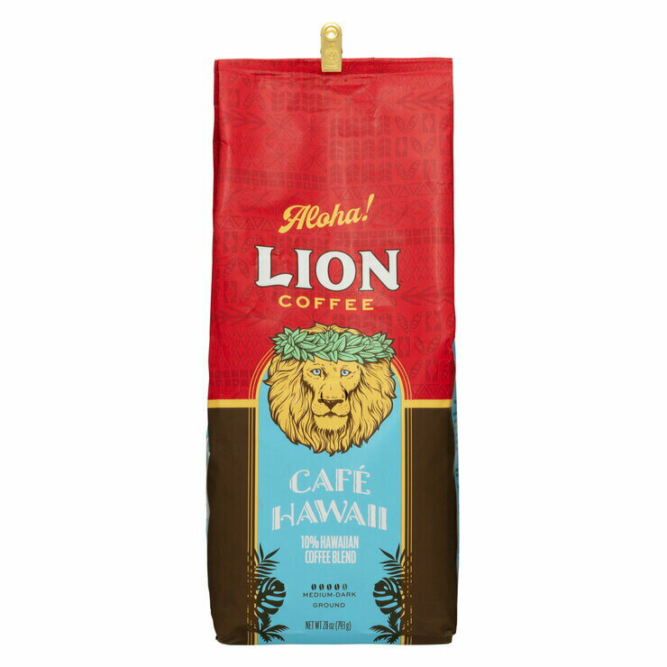 饤󥳡ҡեϥ磻 793gʴLion Coffee Cafe Hawaii 793g (Ground)