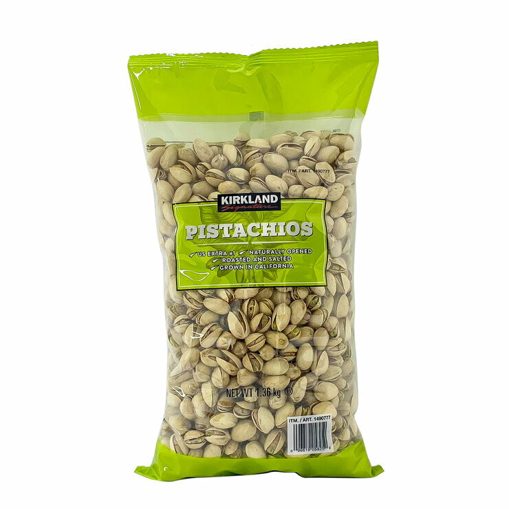 カークランドシグネチャー 殻付きピスタチオ 1.36kg　Kirkland Signature In-shell Pistachios 1.36kg