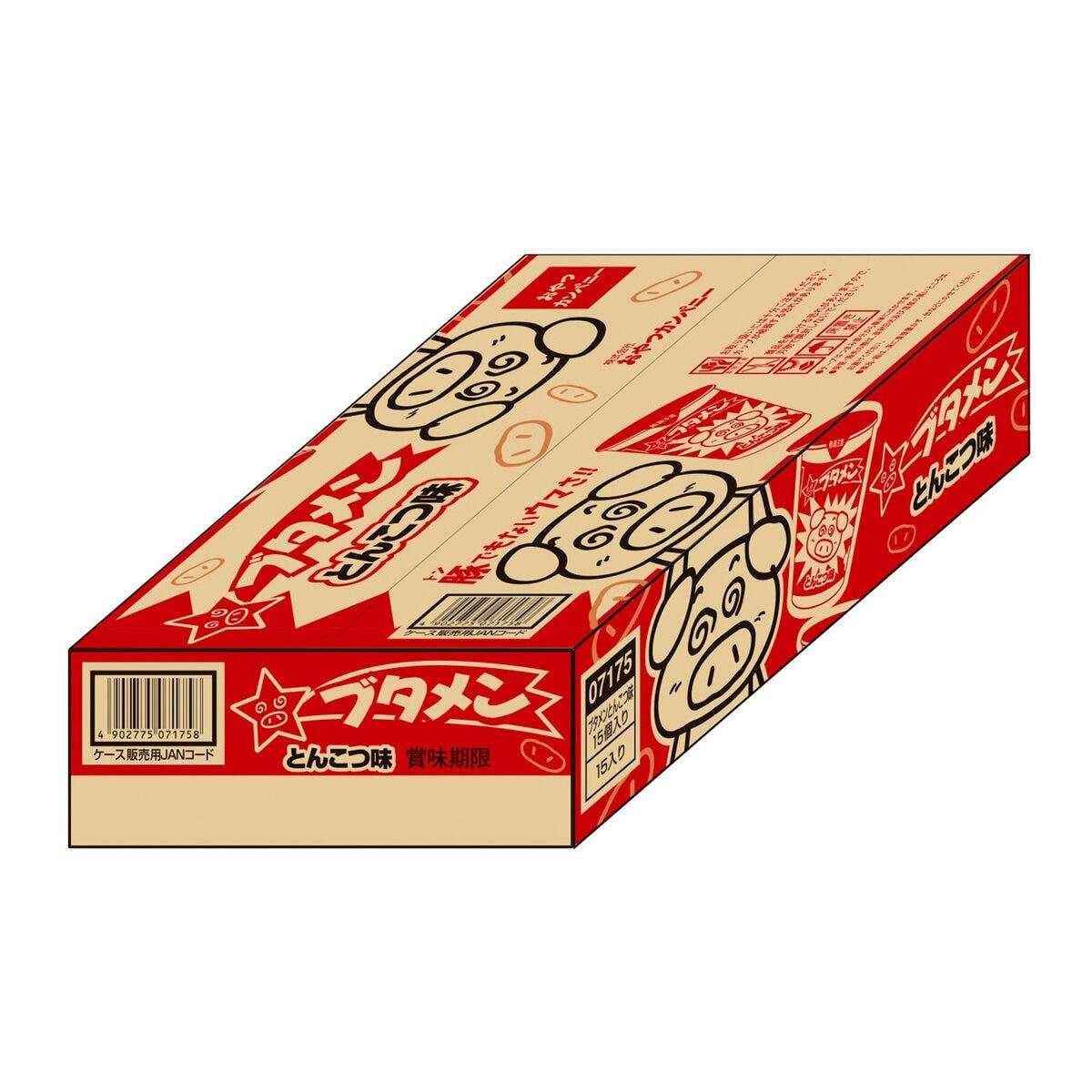 【スーパーセール限定!ポイント5倍!期間限定!】ブタメン とんこつ味15個 ct68427
