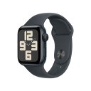 【お買い物マラソン限定!ポイント5倍!期間限定!】Apple Watch SE(GPSモデル)- 40mmミッドナイトアルミニウムケース ct67979