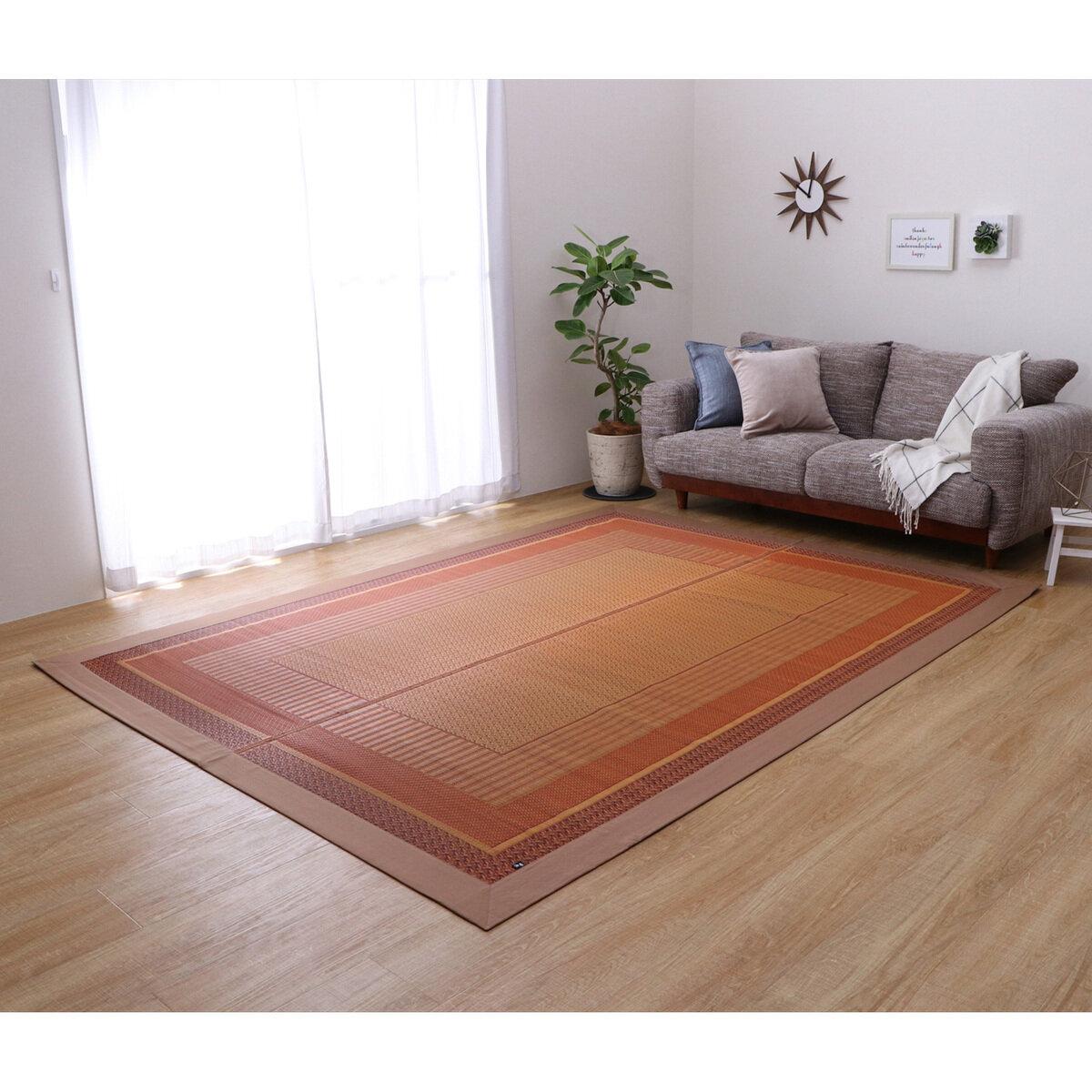 【5と0のつく日限定！ポイント5倍！期間限定！】国産い草ラグ 140x200cm ct52607