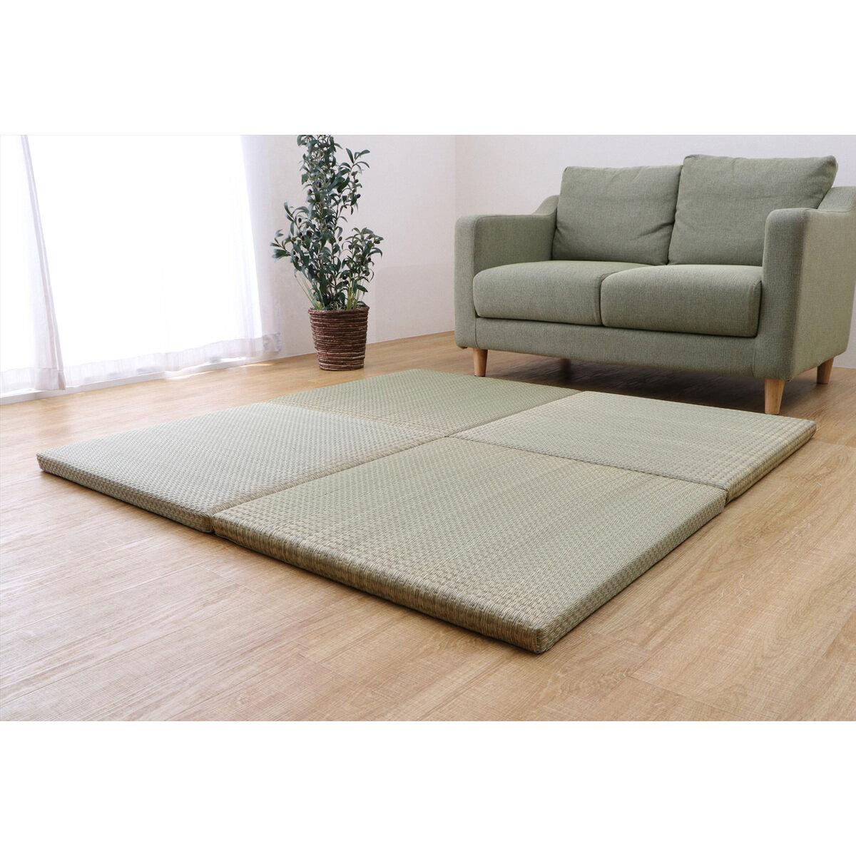 【商品の特徴】 ・フローリングに置くだけで、なつかしい畳の香りと肌ざわりを手軽に楽しめます。 ・厚みを持たせつつ、重すぎず軽すぎず程よい重量感があります。 ・床からの冷えを軽減し、リラックスできる和の空間を演出します。 ----------...