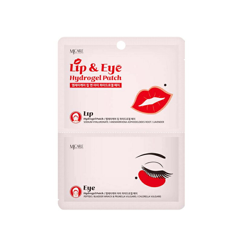 リップ＆アイ ハイドロゲル パッチ MJ CARE - LIP & EYE HYDROGEL PATCH 3個セット