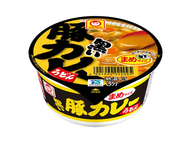 【5と0のつく日限定！スーパーセール！10％OFF！】マルちゃん 黒いまめ豚カレーうどん 42gx12 KG
