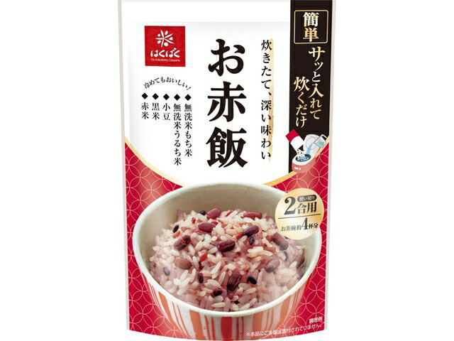 【5と0のつく日限定！ポイント5倍！期間限定！】はくばく お赤飯 308gx6 KG