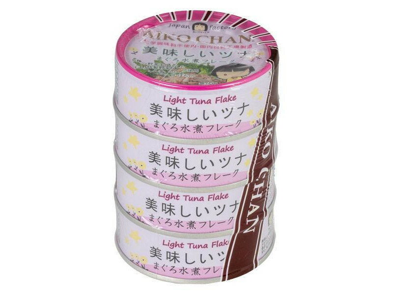 【お買い物マラソン限定！ポイント5倍！10日まで！】伊藤食品 あいこちゃん ツナまぐろ水煮フレーク 70gX4個x12 KG