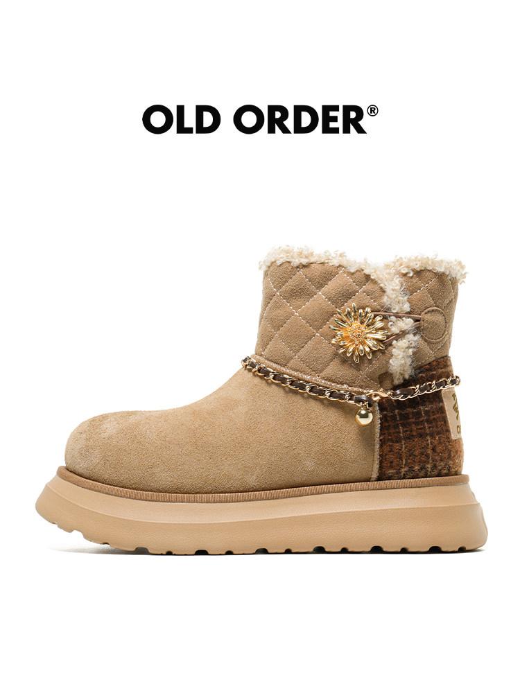 【並行輸入品】【ポイント5倍!期間限定!】OLDORDER ブーツ 厚底防滑加温タイプ