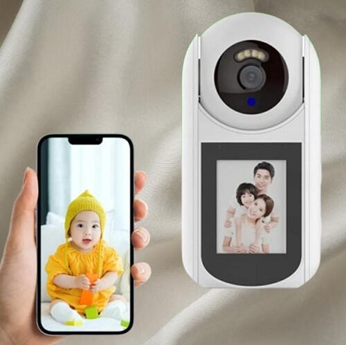 防犯カメラ 室内 見守りカメラ モニター付き ビデオ通話 スマホ対応 Wi-Fi 双方向音声 遠隔監視 ペット..