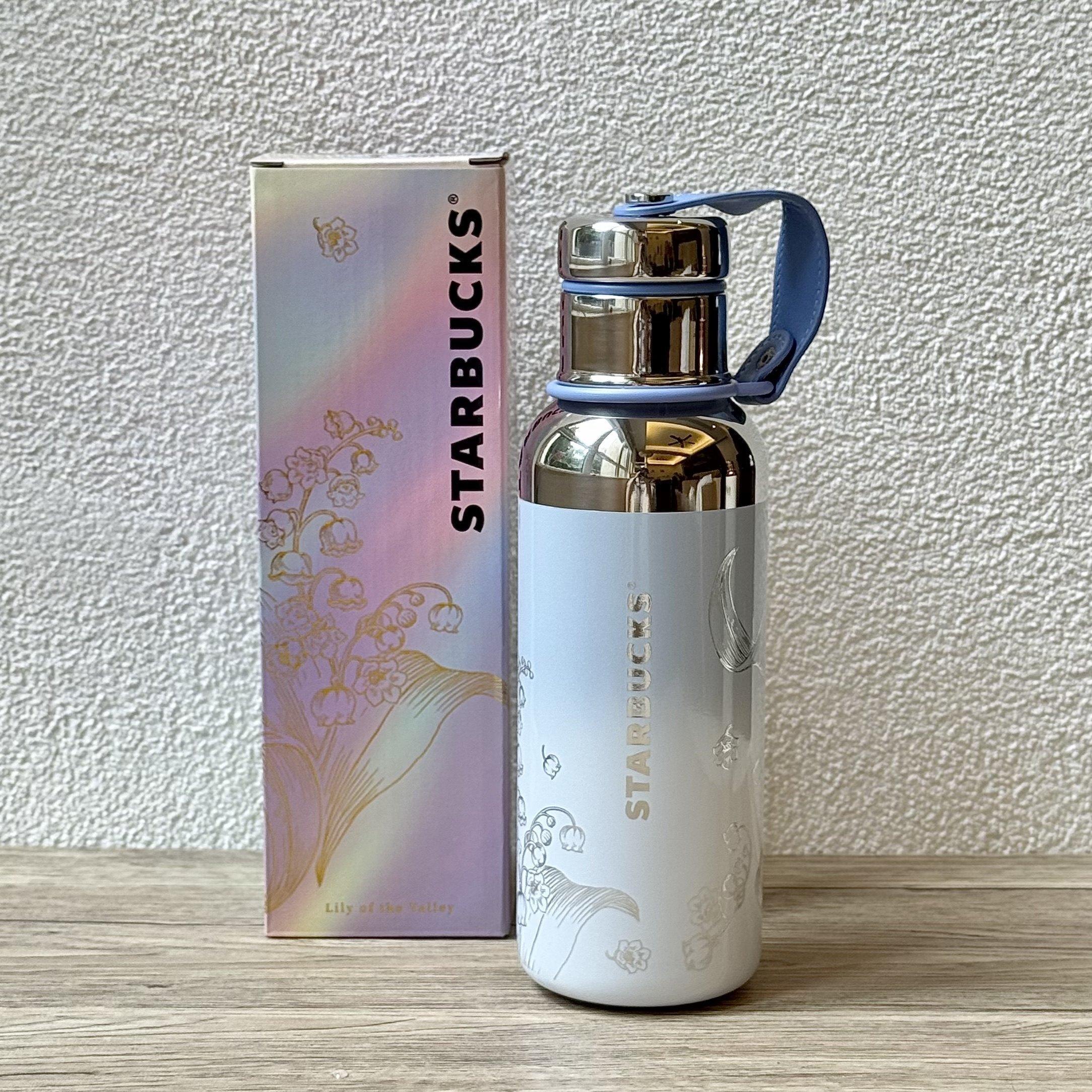 乐天商城 - 【並行輸入品】Starbucks 高級感 鈴蘭 ブルー ステンレスタンブラー 535ml 海外限定 starbucks STARBUCKS スターバックス スタバ タンブラー