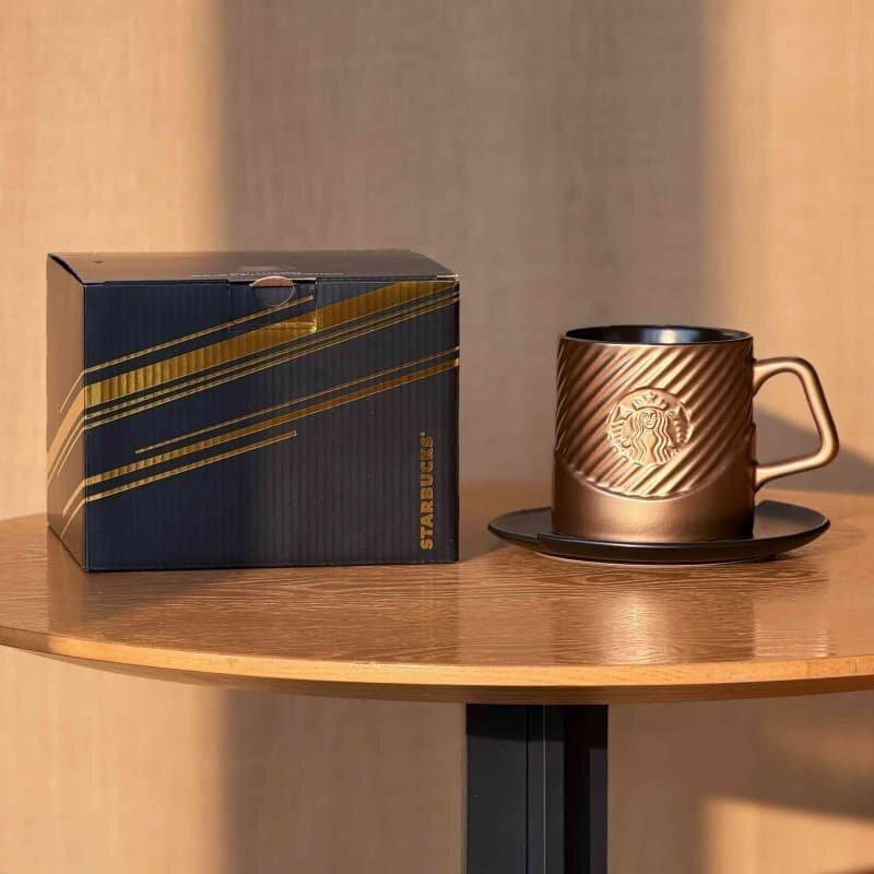 乐天商城 - 【並行輸入品】Starbucks高級感 ソーサー マグカップ 375ml送 海外限定 starbucks STARBUCKS スターバックス スタバ タンブラー