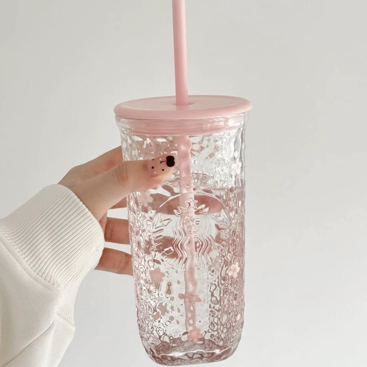 Starbucks桜グラスストロー...