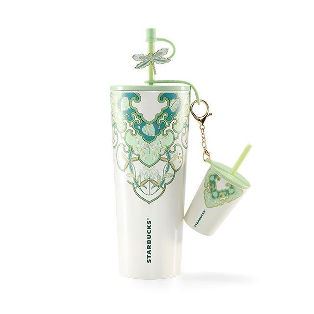乐天商城 - 【並行輸入品】Starbucks 春 ミニカップ ステンレスタンブラー 820ml 海外限定 starbucks STARBUCKS スターバックス スタバ タンブラー