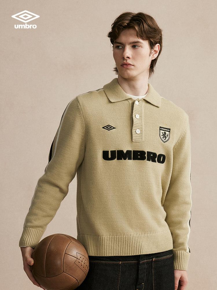 【並行輸入品】【限定販売！】umbro メンズ シンプル ポロシャツ ニット