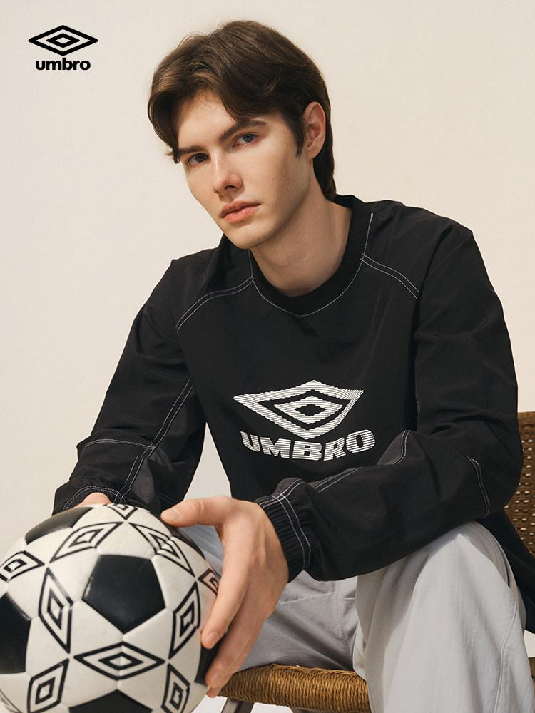 Rakuten - 【並行輸入品】【ポイント最大12倍!お買い物マラソン！】umbro メンズ 秋長袖 カジュアル 長袖Tシャツ ドローコード バイカラー