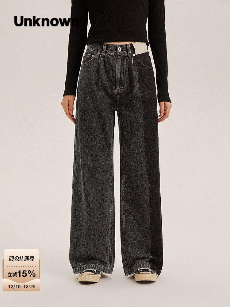 乐天商城 - 【並行輸入品】【ポイント最大12倍!お買い物マラソン！】UNKNOWN デニムパンツ メンズ シンプル