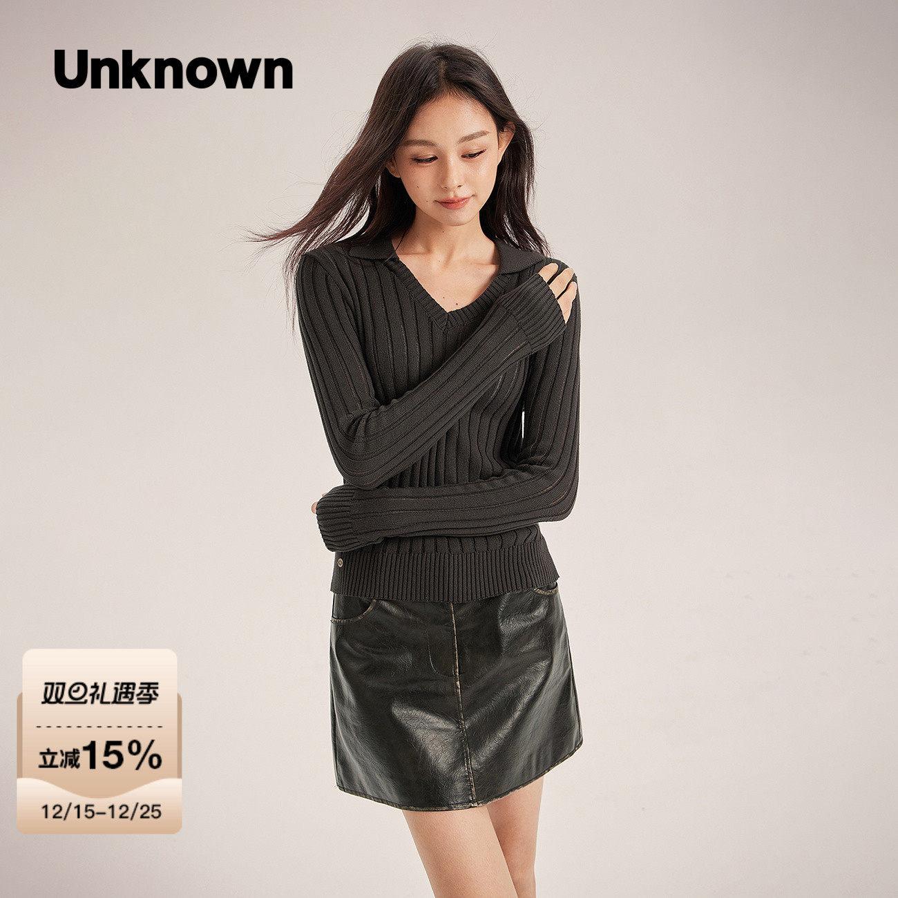 【並行輸入品】【ポイント5倍!本日限定 !】UNKNOWN ニット メンズ プルオーバー