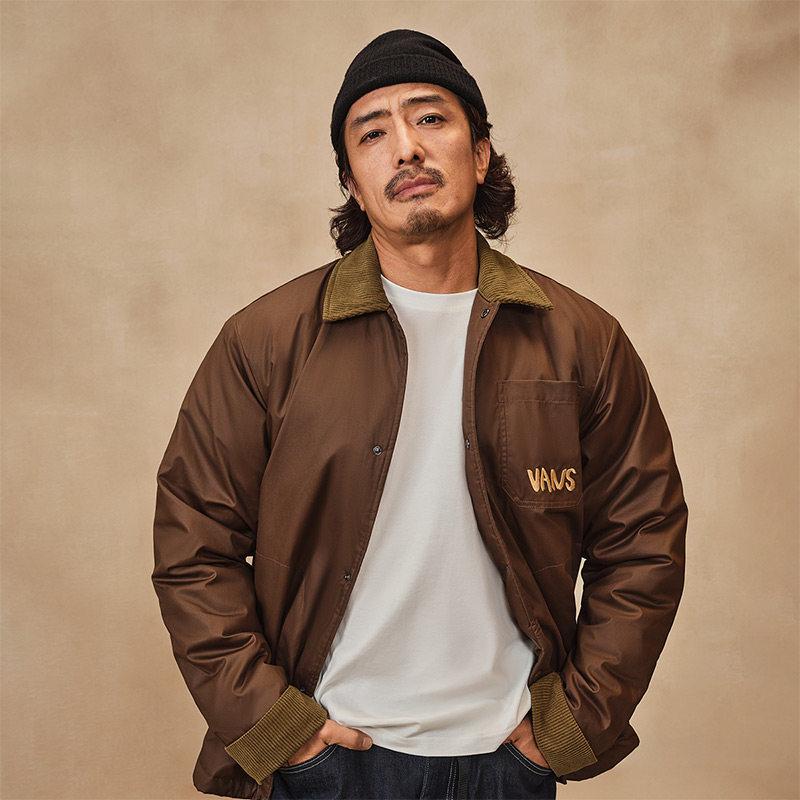 【並行輸入品】【限定販売！】Vans メンズ 秋 シンプル ジャケット 趣味のプリント チョコレート色 BH8530