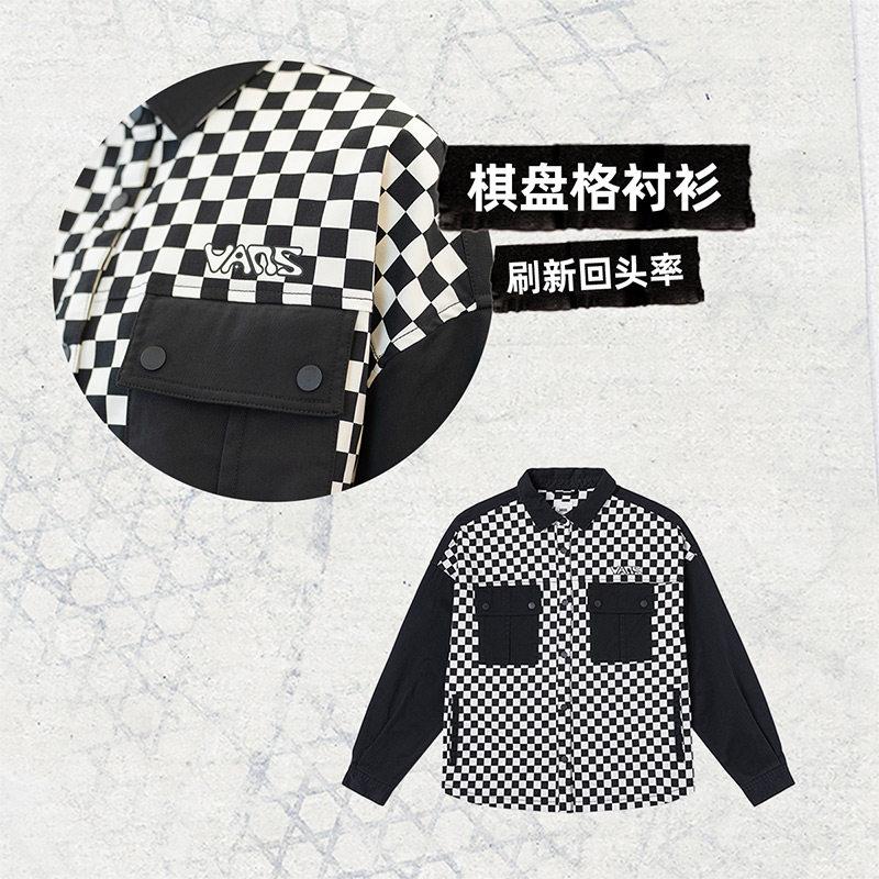 古着 バンズ VANS ストライプ柄 長袖 ライトネルシャツ ボックスシャツ レディースL相当/eaa613729 古着 バンズ VANS ストライプ柄 長袖 ライトネルシャツ ボックスシャツ