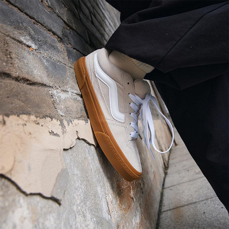 乐天商城 - 【並行輸入品】【ポイント最大12倍!お買い物マラソン！】Vans メンズ シンプル スニーカー グレー ブラウン