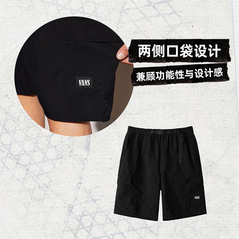 乐天商城 - 【並行輸入品】【ポイント最大12倍!お買い物マラソン！】Vans メンズ 短パン ワークスタイル ブラックチェック
