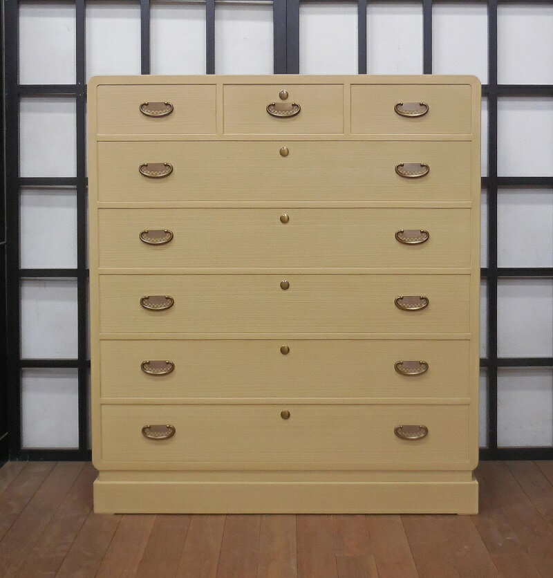 加茂総桐たんす 超特価 三尺五寸胴厚五ノ三砥の粉仕上げ【即納】【送料無料】加茂桐箪笥