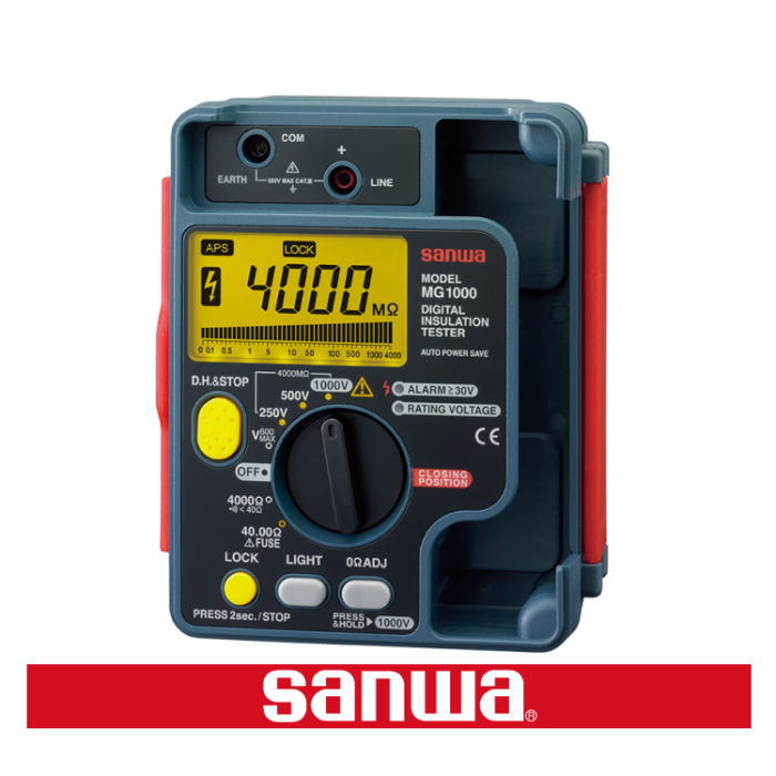 乐天商城 - デジタル絶縁抵抗計 MG1000 三和電気計器 SANWA