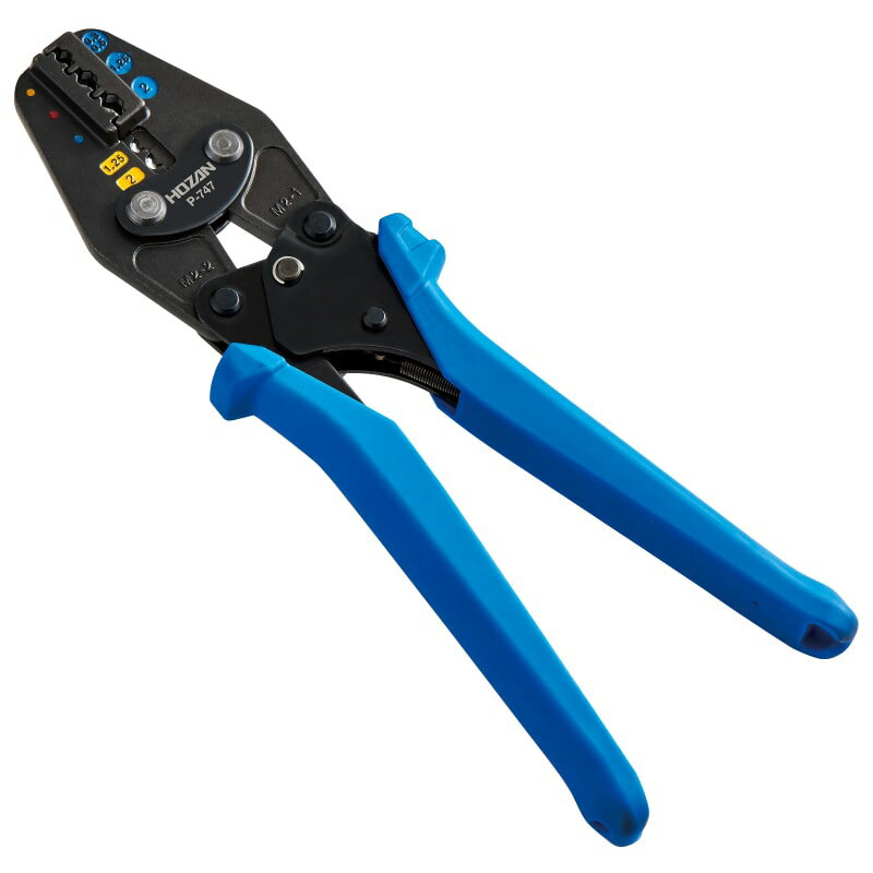 P-747 圧着工具(絶縁閉端子/裸圧着端子用) ホーザン HOZAN