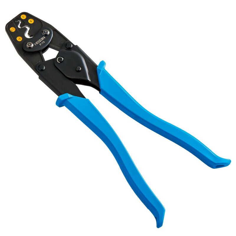 P-76 圧着工具(裸圧着端子/スリーブ用) ホーザン HOZAN