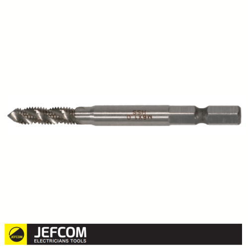 六角軸スパイラルタップ JRS-610 デンサン ジェフコム