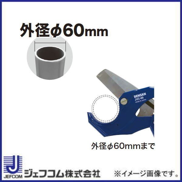 電工プロパイプカッター JVC-60 デンサン ジェフコム