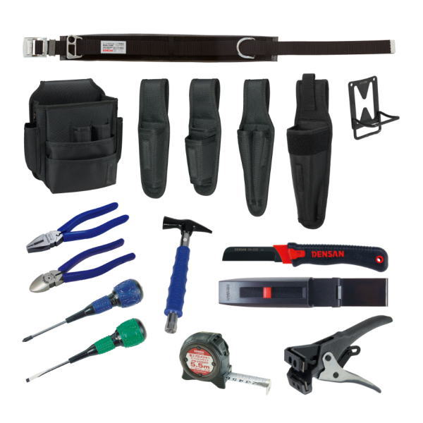 Rakuten - 新人道具15点セット SJT-15SET-B デンサン ジェフコム 工具セット