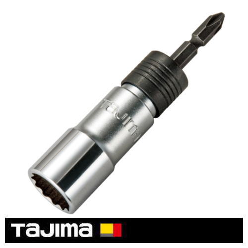 ビット交換ソケット17mm12角 BS17-12K TAJIMA タジマ BS1912K