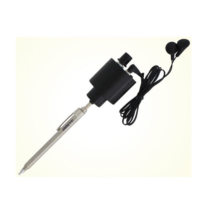 コンパクト電子聴診棒診棒DG-02 異音を逃さずキャッチ！ 音を増幅して検査可能！ 内蔵バッテリー式になりコンパクトで軽量。 片手で使用できるので作業効率アップ。 工場メンテナンス・異音調査・工作機械調整作業に。 ●全重量：約345g（本体125g） ●商品内容：アンプ・マイク一体式本体、伸縮シャフト、イヤホン、充電用アダプター、専用ケース ●本体：大きさ（Φ約45mmX85mm）、重さ（約85g・バッテリー含む）、入出力端子(イヤホン出力・Φ3.5mm ステレオミニジャック)、充電入力(Φ2.5mmミニジャック) ●伸縮シャフト：材質(ステンレス)、長さ(収納〜最長約135〜600mm)、重さ(約30g) ●イヤホン：Φ3.5mmステレオミニジャック 全長(約110mm) 重さ(約10g) ●充電アダプター：重さ(約75g) ●内蔵バッテリー：リチウムイオンポリマー電池(3.7V 400mAh) 稼働時間：約40分 充電時間：約60分 ※長期保管で完全に放電しきった場合1.5時間程度 ※充電完了後充電ランプは消灯します ●専用ケース 外形寸法(約178mmX120mmX60mm 材質：ポリプロピレン) 総販売元：土牛産業株式会社(DOGYU) 製造元：井本刃物株式会社