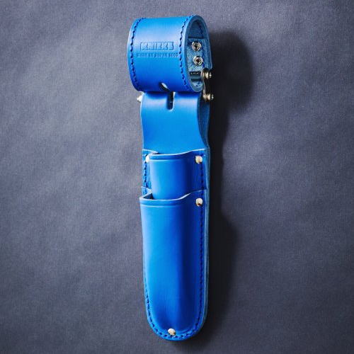 ニックス チェーン式電工ナイフ・カッター2段ホルダー ブルー KBL-112DX KNICKS