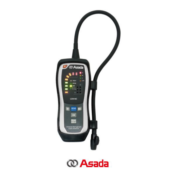 フロンガス検知器 リークディテクタ LD316C アサダ ASADA 赤外線式(NDIR方式)