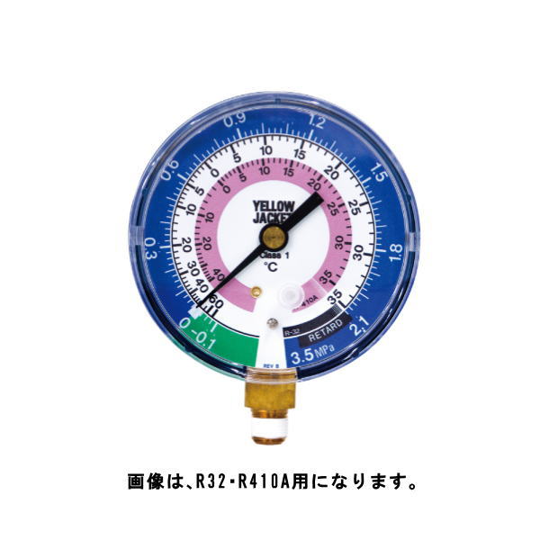 Rakuten - Φ80mmYJマニホールドゲージ 低圧 R404A・R134a Y49164 Asada アサダ