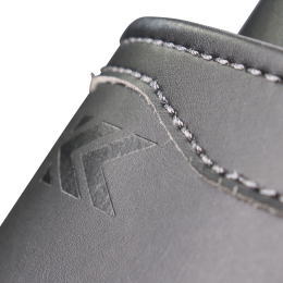 創工館 楽天市場店の腰袋薄型2段 AB-32BG(黒金) フジ矢 FUJIYA AB32BG KUROKIN｜アングル2
