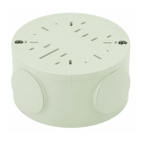 露出用丸型ボックス(ブランクタイプ) ミルキーホワイト PVM-0YTM 1ヶ 未来工業 MIRAI